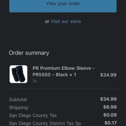 PR LIFESTYLE ELBOW SLEEVES XL 