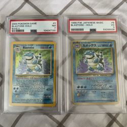 (2) Pokémon Blastoise -Holo