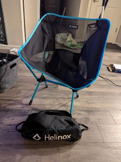 Helinox Lightweight Folding Camp Chair with Carry Bag