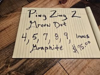 Ping Zing Irons