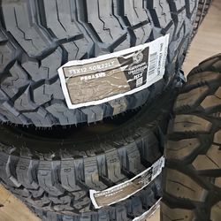 New Set Of Tires 33 1250 22 Lt Pegasus Mt