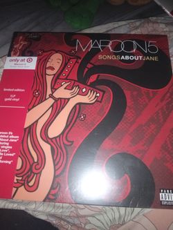 Maroon 5 Songs About Jane Limited Edition Gold Vinyl LP