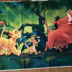 Lion King Vinyl Backdrop 