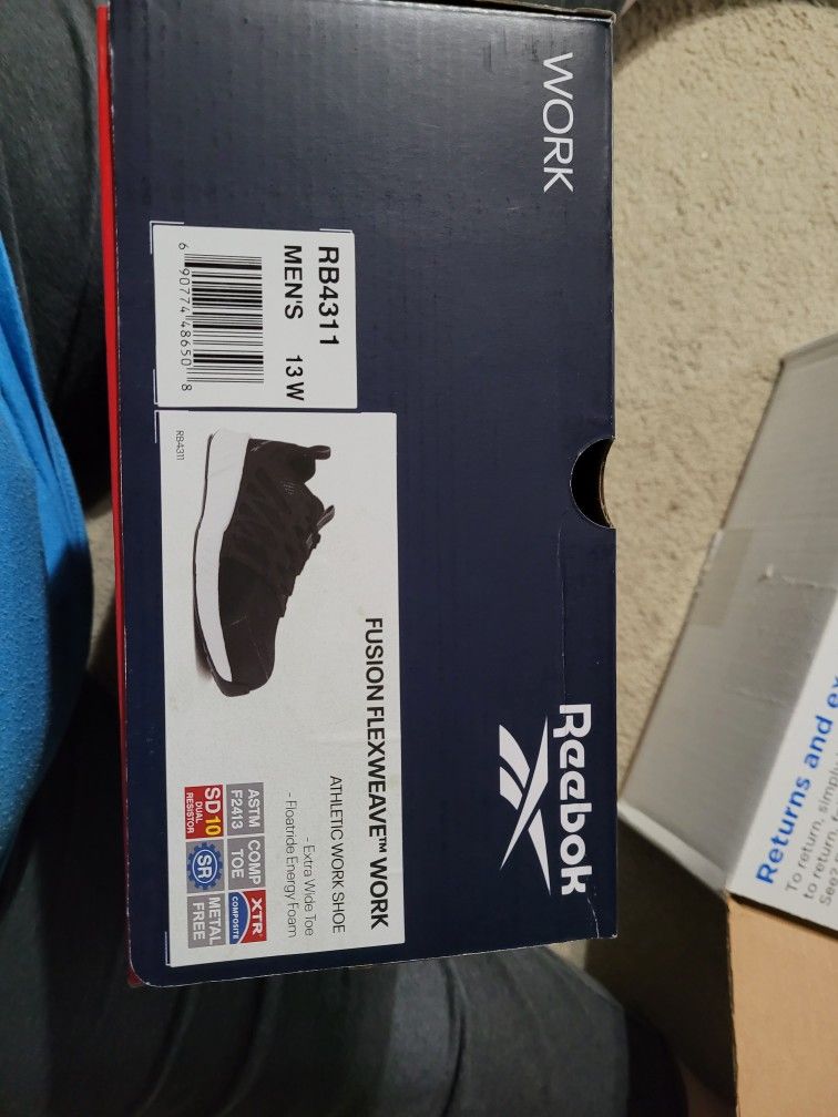 NIB Reebok Work Shoe, Never Worn Size 13W