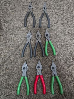 Snap-on Snap Ring Pliers Set of 8