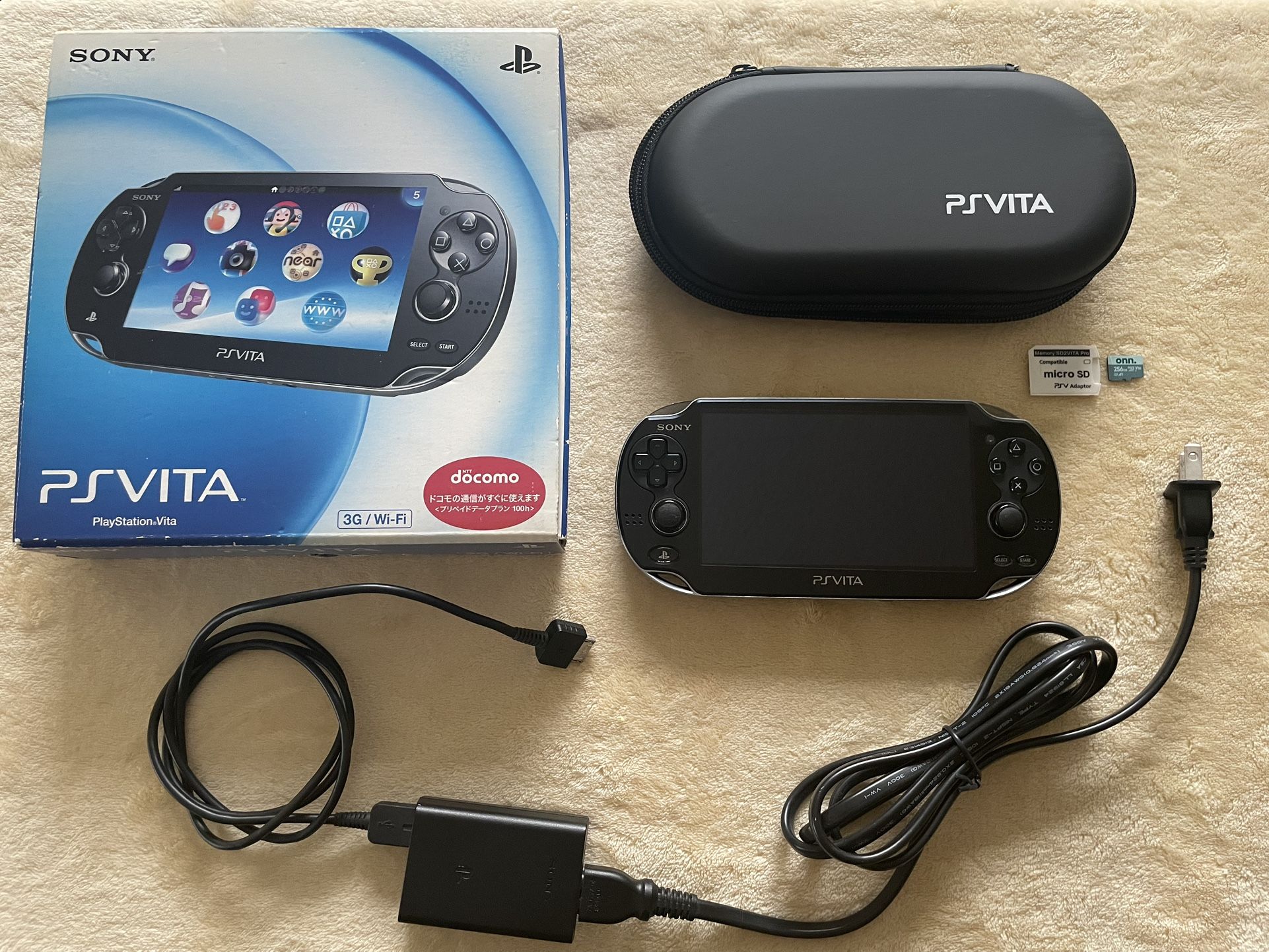 Ps Vita 1000 Black w/ 7000+ Games Saved In The 256GB Memory Card