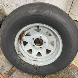 Galvanized Boat Trailer Rim