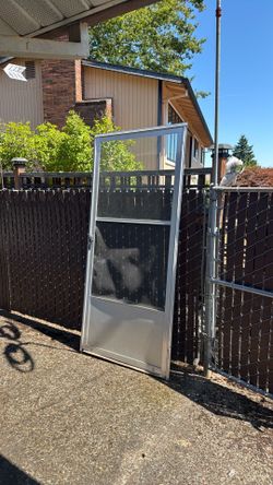 Used screen door