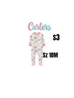 Carter's Baby Footed Pajama Sleeper 18M excellent condition ❤️❤️M20 091126
