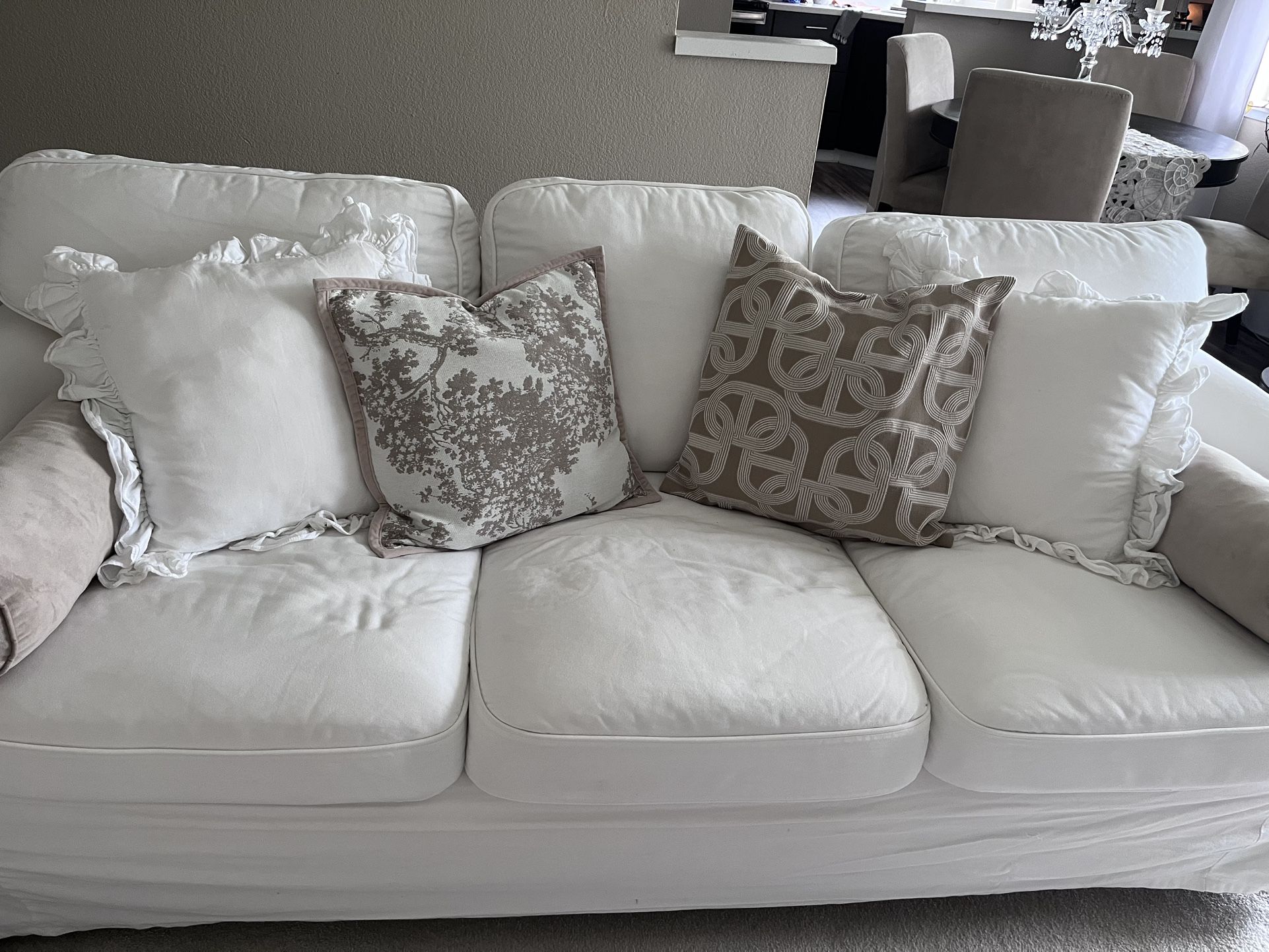 White Ikea Couch