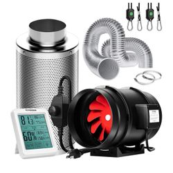 Vivosun 8in Fan w/ accessories 