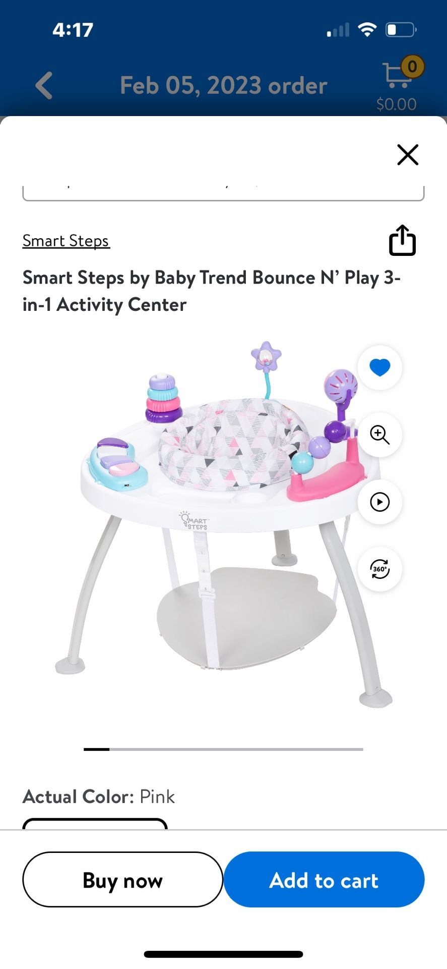Smart Steps Bounce And Play Activity Center