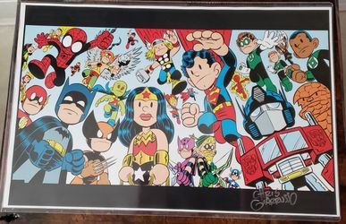 Chris Giarrusso Marvel & DC Art