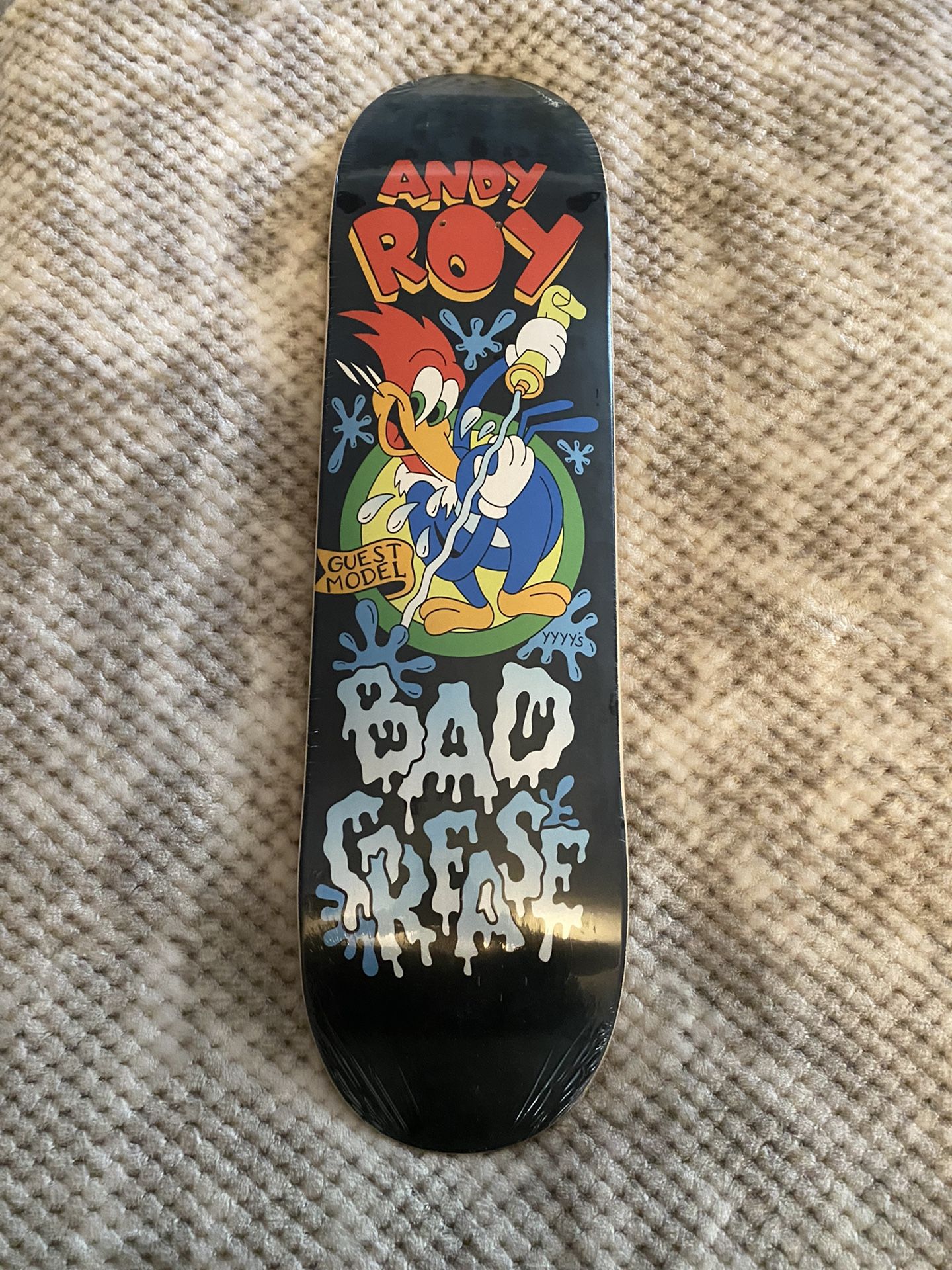 Bad Grease Andy Roy Skateboard Deck