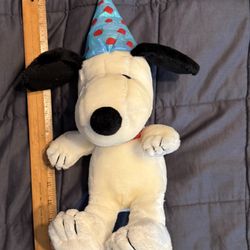 Birthday Snoopy Plush