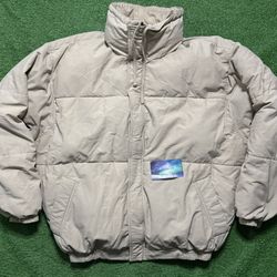 Fear Of God Essentials Puffer Jacket Sage Medium