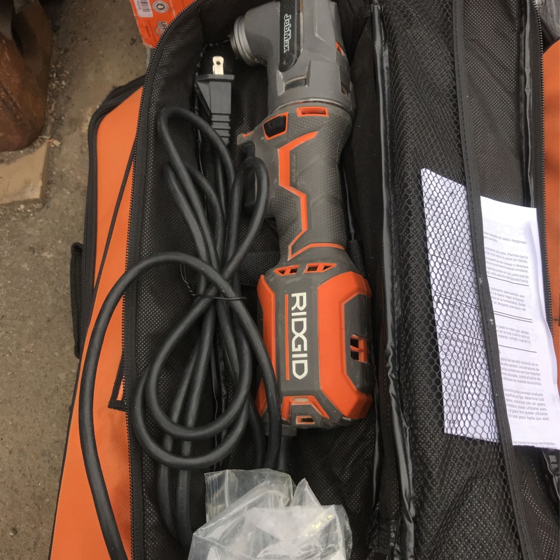 RIDGID 4 Amp Corded JobMax Multi-Tool with Tool-Free Head