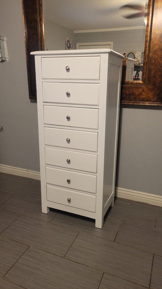 BEAUTIFUL WOODEN TALL LINGERIE DRESSER