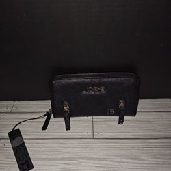 Joe’s Jeans Black Wallet Card Holder Purse Pocketbook Nexus Style New