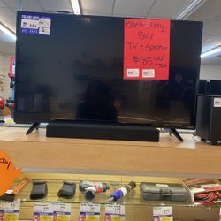 Tv Combo $85 ……….tv And Sound Bar $85 Today !! 1015 Summit Ave 