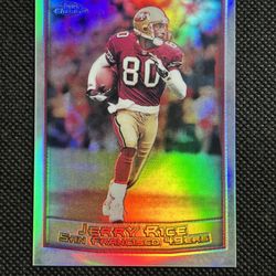 1999 Topps Chrome Jerry Rice Refractor #50 San Francisco 49ers HOF 