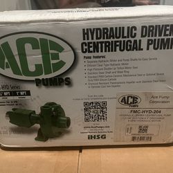 Ace hydraulic driven centrifugal pump