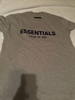Fear of God Essentials Grey T-Shirt