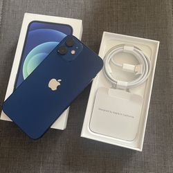 Apple iPhone 12 Mini, Blue, Unlocked 128GB | T-Mobile/AT&T