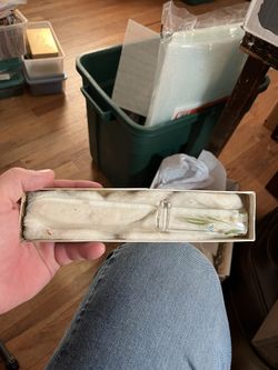 Hand Painted Glass Fruit Knife