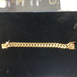 Cuban Link Bracelet 10k 