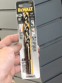 dewalt 1/2 cobalt drill bits 