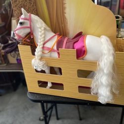 American girl doll or Walmarts living doll compatible horse
