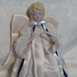 Vintage Angel Christmas Tree Topper 