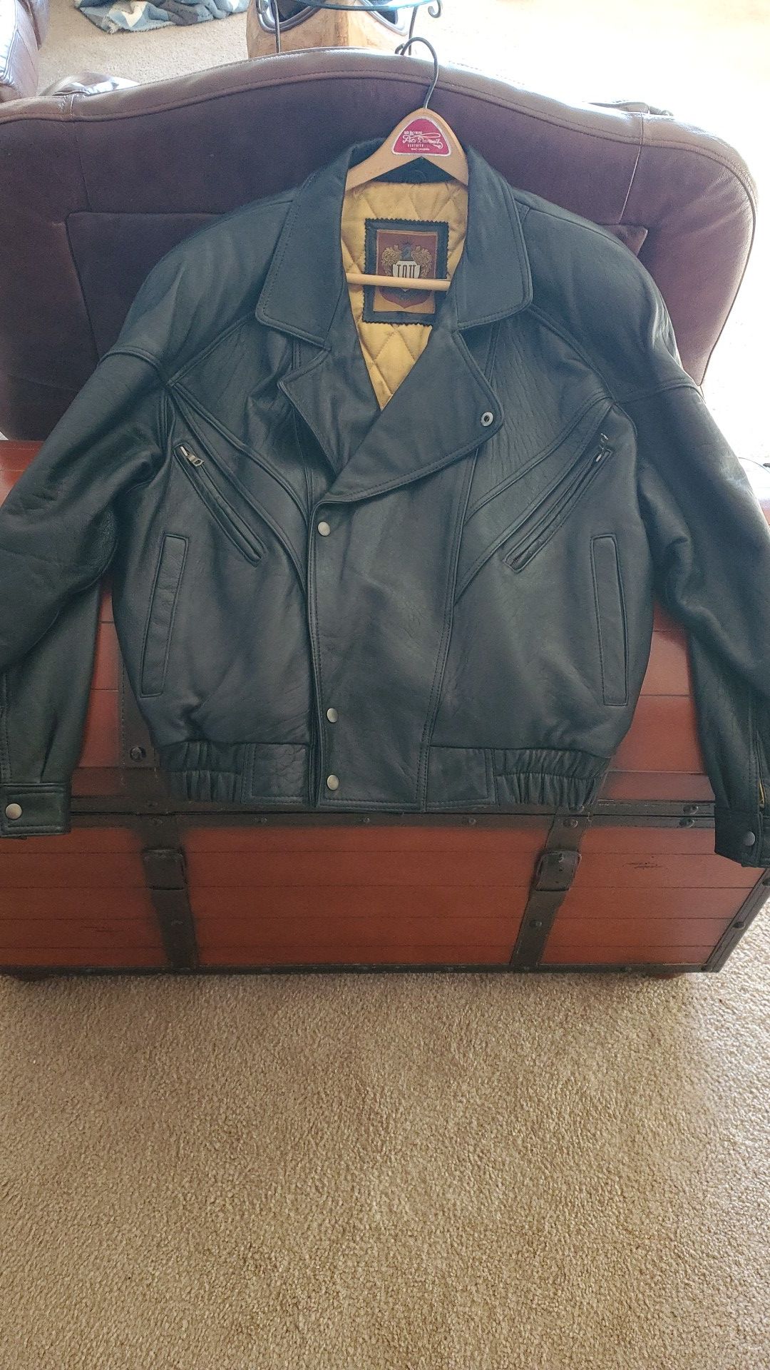 I.o.u. leather jacket