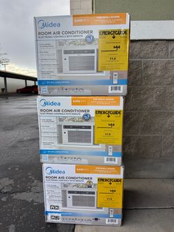 Midea 5000 BTU Window Air Conditioner with remote control