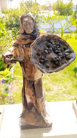 Vintage Mexican Paper Mache Doll