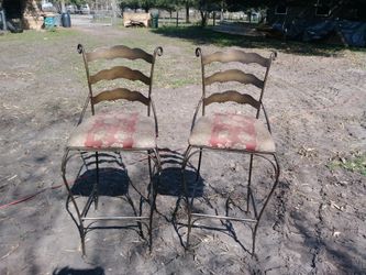 Iron barstools