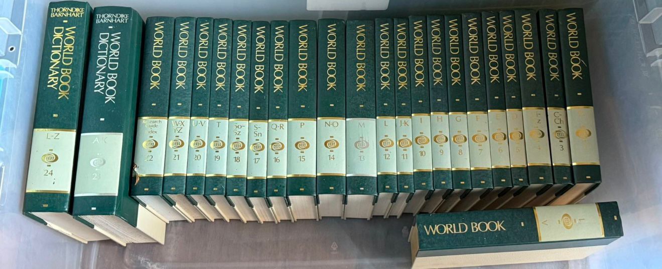 World Book Encyclopedia 24 Volume Set With Hard Cover