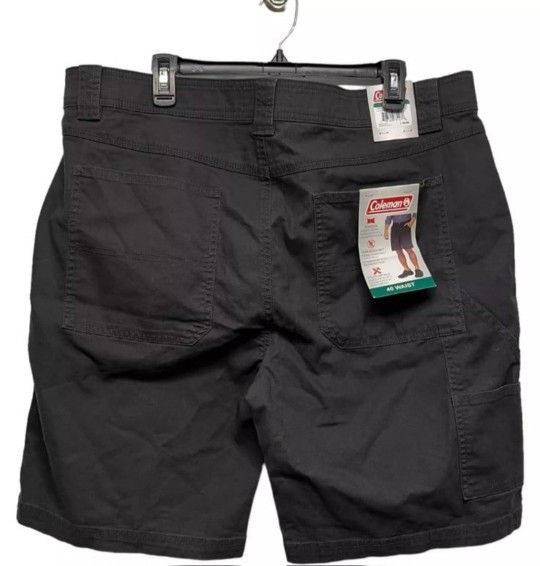 Coleman Workwear Utility Work Short with side Tool Pocket Tear Resistant Black