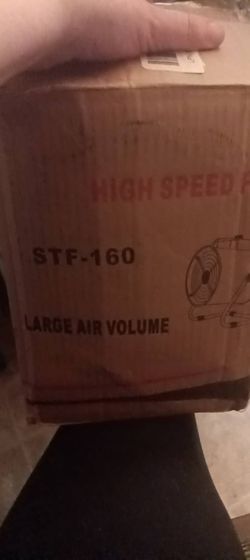 STF-160 High-Speed Portable Range Hood Desktop Fan – Brand New in Box