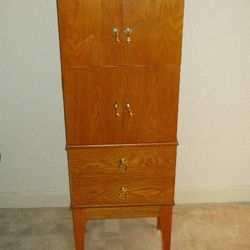 Jewelry Armoire by Lori Greiner Oak Finish