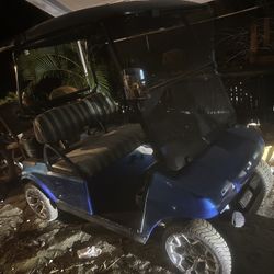 Club Cart  With Brand New Enclosure Blue Paint And Rims  3500$ obo