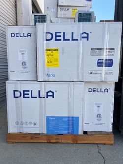 New DELLA 12,000 BTU/ 1 Ton Mini Split Air Conditioner, 115V, 20.5 SEER2