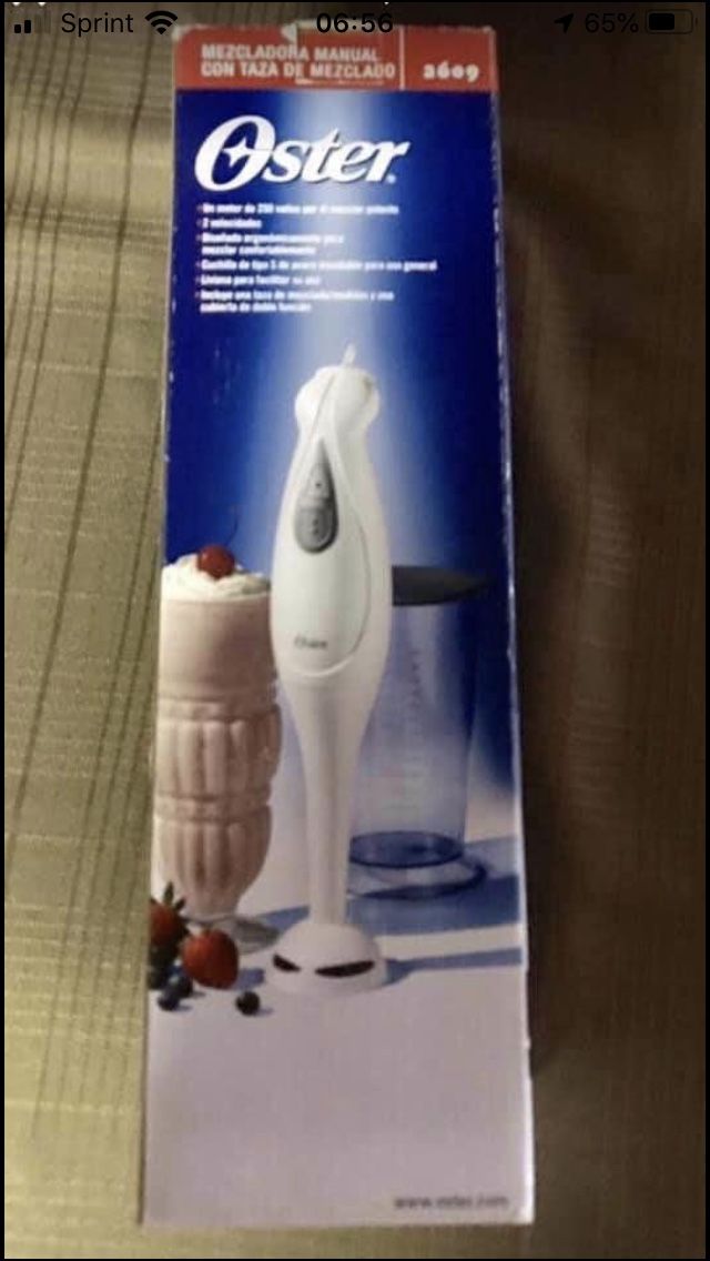 Hand Blender With Blending Cup Oster NEW