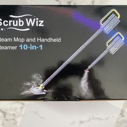 Scrub Wiz 10 in 1 Steam Mop Cleaner - BRAND NEW, SEALED