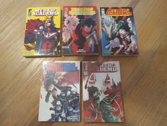 My Hero Academia Graphic Novel Books - Set of 5
