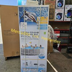 Intex Prism Metal Frame 15ft x 42in 26723EH Premium ❗️ New Sealed ❗️Swimming Pool