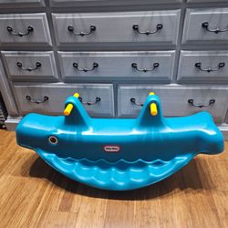 NEW Little Tikes Whale Teeter Totter Seesaw Rocker Indoor Outdoor Kids Play