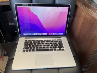 Macbook Pro 15  inches - Mac OS  Monterey 