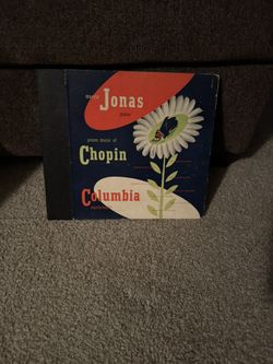 F Chopin Piano Music of Chopin: Maryla Jonas, Columbia Masterworks M-626 78 rpm/m